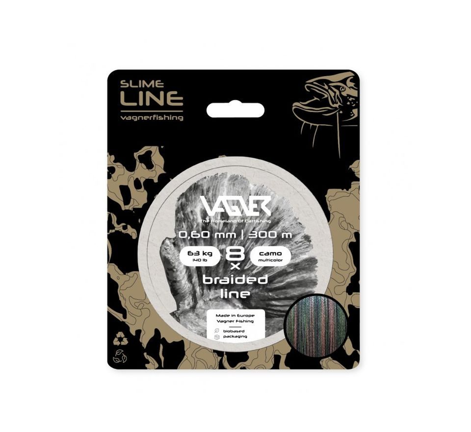 Vagner Šňůra Braided Line Camo Multicolor 300m