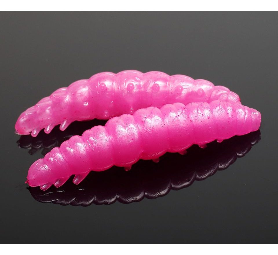 Libra Lures Larva Pink Pearl