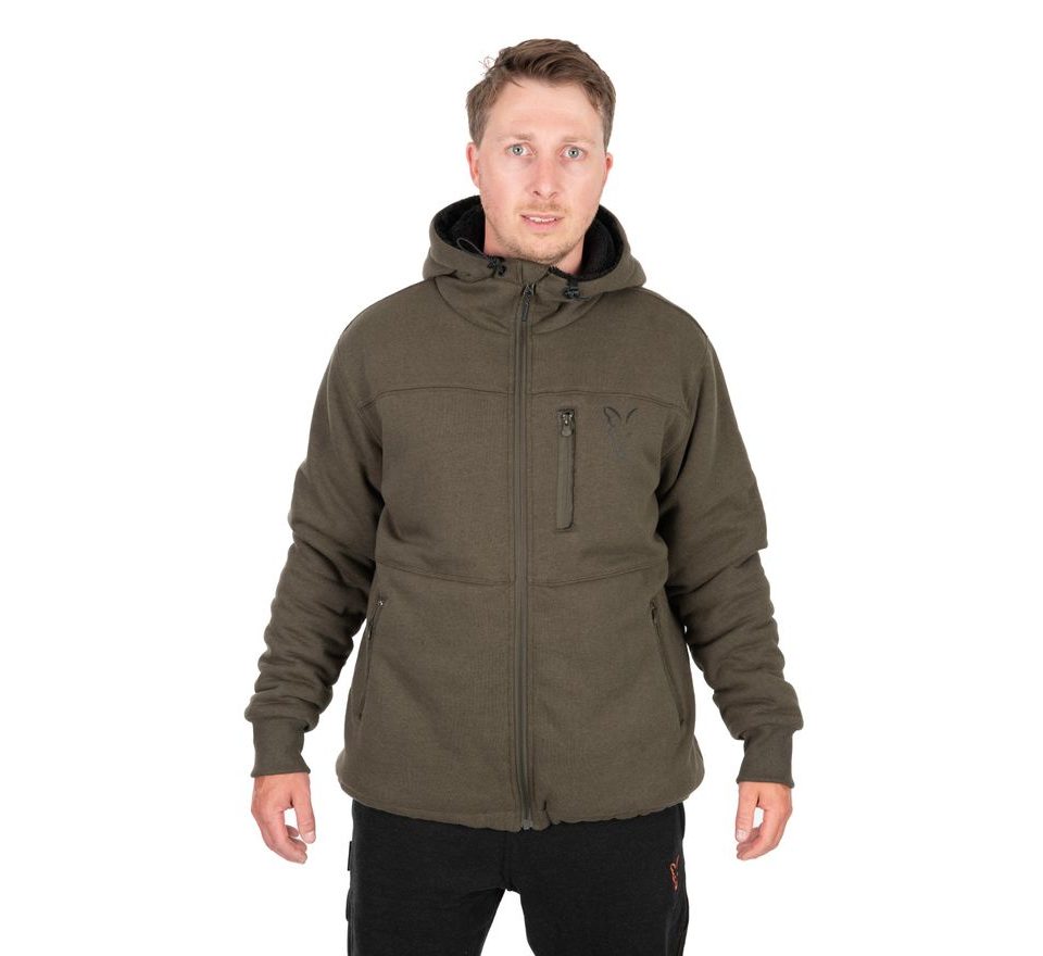 Fox Bunda Collection Sherpa Jacket Green & Black