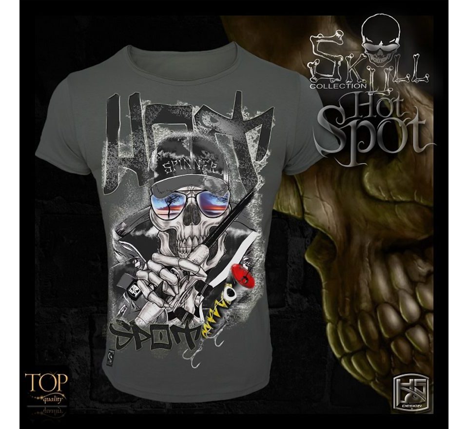 Hotspot Design Tričko Skull Hot Spot