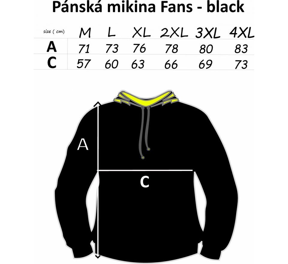 Mikbaits Mikina Fans team černá