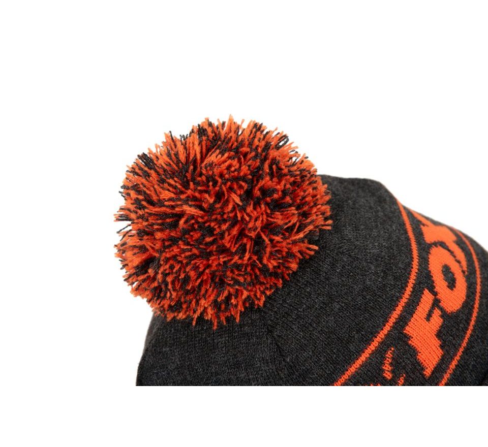 Fox Zimní čepice Collection Bobble Black & Orange