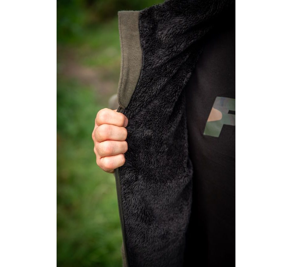 Fox Bunda Collection Sherpa Jacket Green & Black