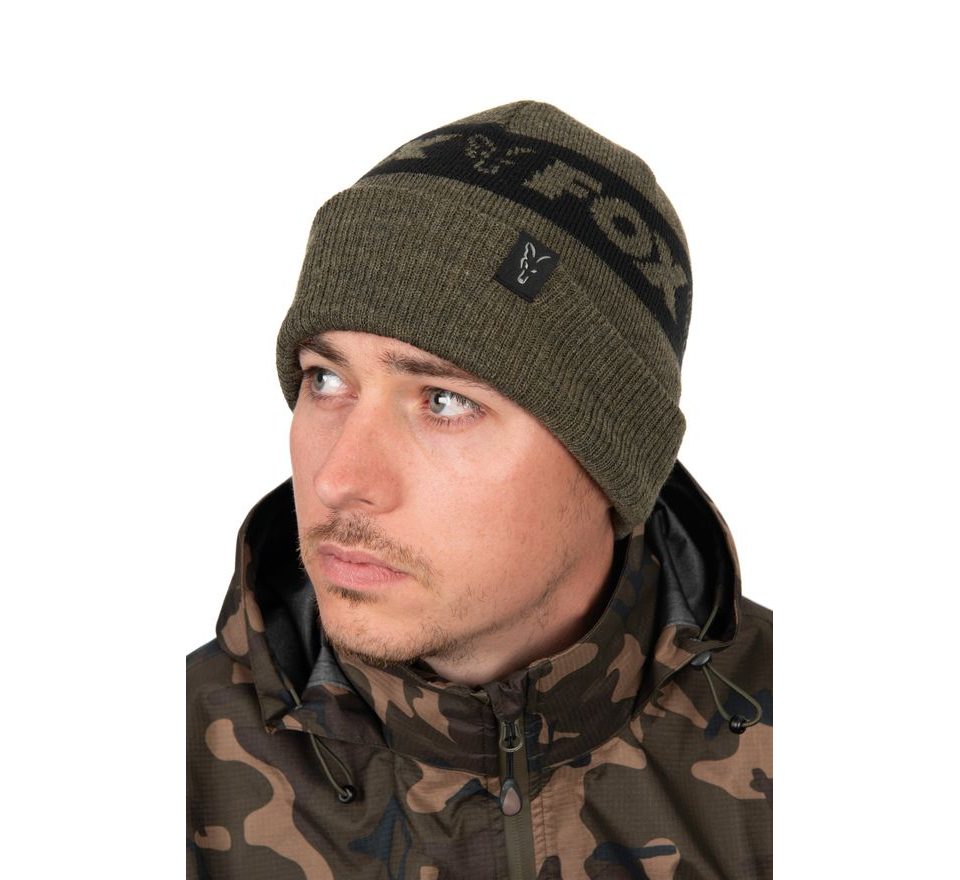 Fox Zimní čepice Collection Beanie Hat Green & Black