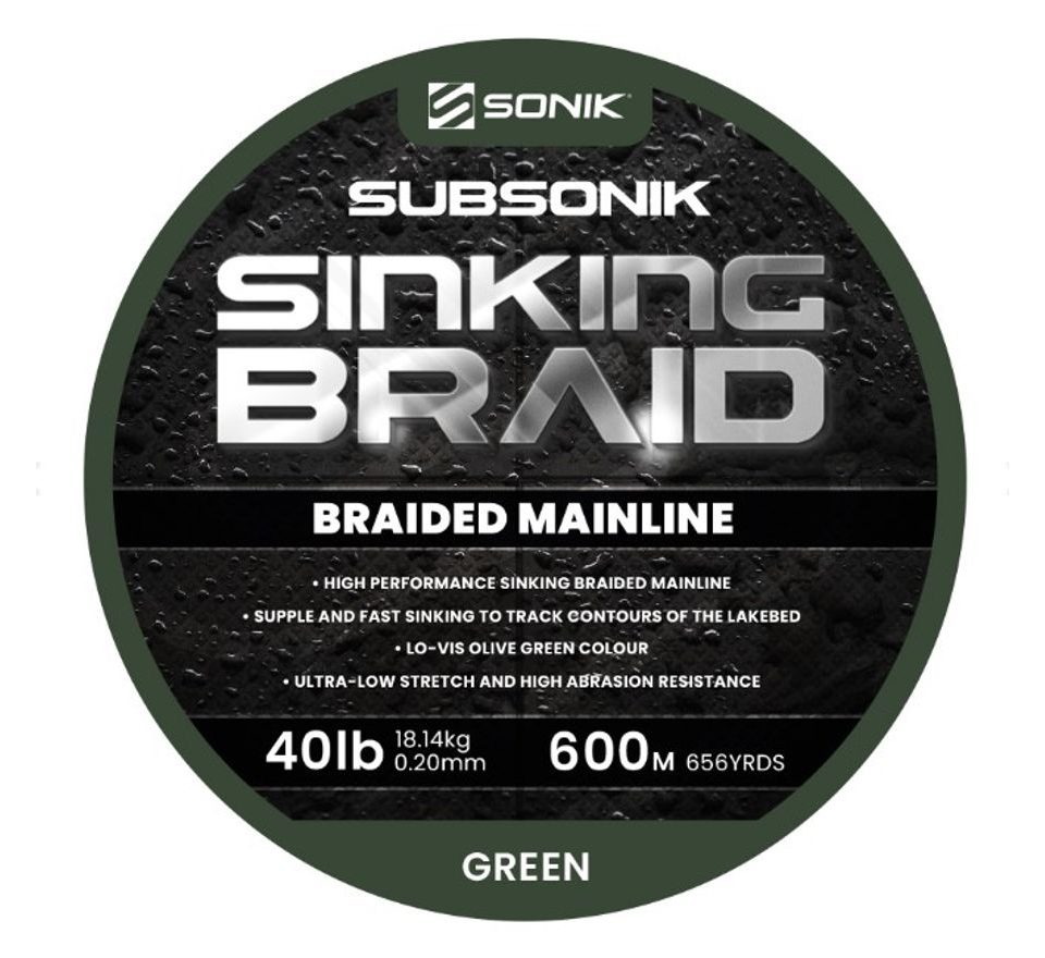Sonik Šňůra Subsonik Sinking Braid 0,20mm 40lb 600m