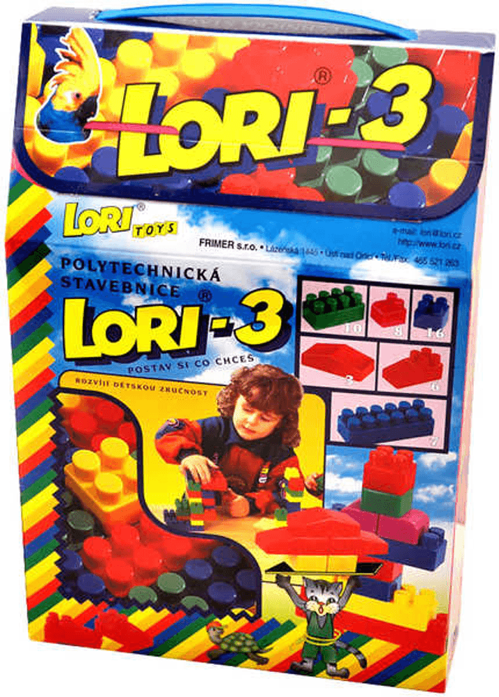 003 Stavebnice polytechnická 3 50 ks kostek