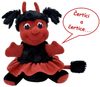 MORAVSKÁ ÚSTŘEDNA Baby čertice Berta 23cm na baterie Zvuk PLYŠ