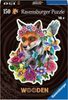 RAVENSBURGER DŘEVO Puzzle 150 dílků Barevná liška 27x20cm skládačka