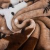 Vánoční povlečení mikroflanel Sobíci 140x200+70x90 cm