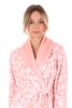 Dámský Župan s Límcem Flora růžová perla 25 56 3053