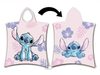 Plážová osuška pončo Lilo a Stitch Pink 50x115 cm