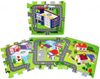 Pěnové baby puzzle Město (9 ks, podložka na zem)