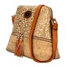 Crossbody dámská kabelka v korkovém designu T8297 typ 15