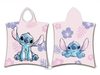 Plážová osuška pončo Lilo a Stitch Pink 50x115 cm