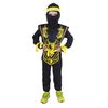 Kostým pro děti NINJA černo-žlutý, vel. S