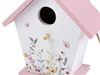 Dřevěná ptačí budka malovaná
