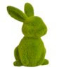 Flokovaný zajíček 20 cm - zelená dekorace