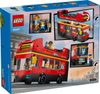 LEGO CITY Červený dvoupodlažní vyhlídkový autobus 60407