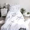 Povlečení Star Wars Death Star svítící efekt 140x200, 70x90 cm