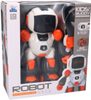 RC robot na vysílačku (chodí, tančí, nahrává; světlo, zvuk, baterie)