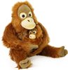 PLYŠ Opice orangutan 28cm set s mládětem Eco-Friendly *PLYŠOVÉ HRAČKY*