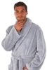 Světle šedý chlupatý župan 21 20 9151