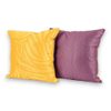 Žlutý/fialový polštář Abstract 40x40cm