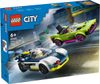 LEGO CITY Honička policejního auta a sporťáku 60415