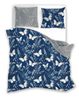 FARO Povlečení Motýlci na modré Bavlna, 140/200, 70/90 cm