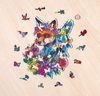 RAVENSBURGER DŘEVO Puzzle 150 dílků Barevná liška 27x20cm skládačka
