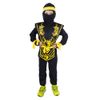 Kostým pro děti NINJA černo-žlutý, vel. S