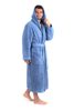 Bavlněný župan Athena s kapucí modrá 31 16 5456