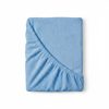 Froté prostěradlo světle modré