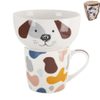 Hrnek + miska porcelánový set pes 0,35 l O0499