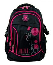 Batoh do města / do školy L1806 černý / růžový