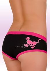 Dámské francouzské kalhotky s panterem
