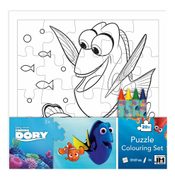 Puzzle k vymalování Hledá se Dory