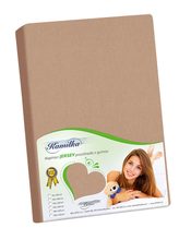 Prostěradlo jersey Kávová /013 90x200 cm