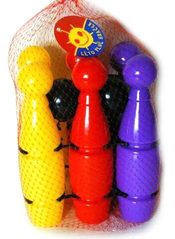 Kuželky s nosičem 6ks