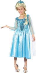 Kostým pro děti Ledová princezna vel. M (120-130cm) 5-9 let
