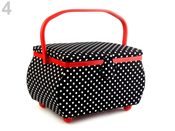 Košík na šicí potřeby čalouněný