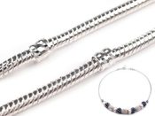 Řetízek hadí 0,3x45cm se šroubkem (1 ks)