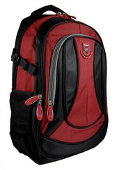 Školní batoh NEW BERRY L726 červený s přihrádkou na notebook