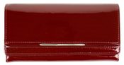 Dámská kožená peněženka v krabičce 02-5242-1 karmínově červená