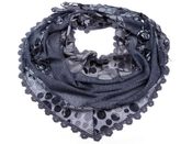 Šátek 60x190cm MELINDA s třásněmi (1 ks)