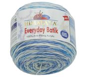 Příze HiMALAYA EVERYDAY BATIK Modrá,Bílá 74206 140 g, 350 m