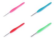 Háček na háčkování se silikonovou rukojetí vel. 3; 3,5; 4; 5