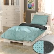 Francouzské bavlněné povlečení PROVENCE COLLECTION 220x200, 70x90cm Rosette spot