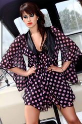 Dámský župan P-328/1 violet