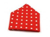 Šátek bavlněný rozměr 65x65cm s puntíky 11-16mm ČESKÝ VÝROBEK (1 ks)